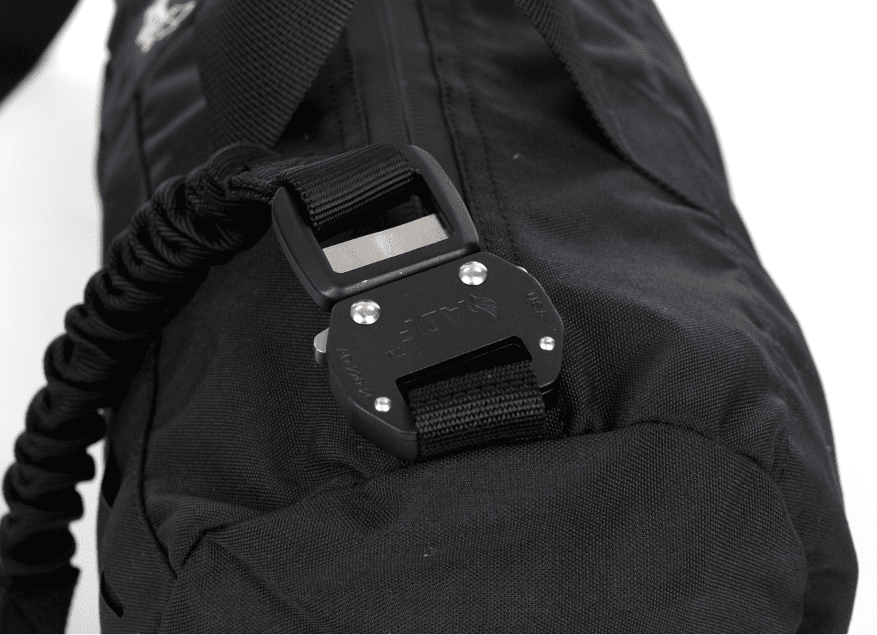 Atomic Mission Gear Unisex Travel Peruga Small Duffel Bag-Black TPU