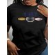 thumbnail image 1 of Camiseta De Mujer Camisetas Femeninas Verano Estampado De Ropa Casual Con Cuello RedondoWomen'S Casual Sportswear T-Shirt with Letter Pattern, Round Neck, Medium Stretch Polyester for Casual Wear, A, 1 of 7