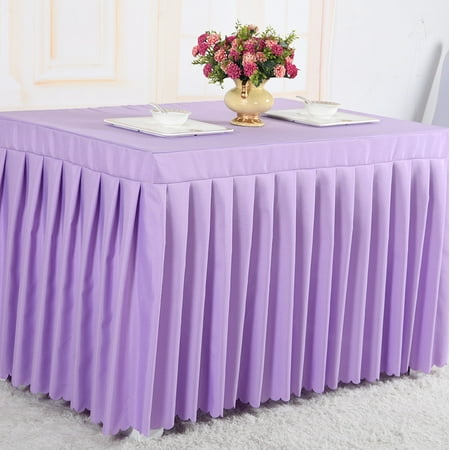 

Touiyu Rectangular Tablecloth Spandex Table Skirt Stretch Fitted Table Cover for Conference Banquet Wedding Banquet Trade Show
