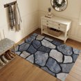 thumbnail image 3 of Area Rugs 4'x6'. Natural Stone Carpet Runner Indoor Outdoor Rugs Home Decor Aesthetic, Farmhouse Rustic Geometric Wall Non Slip Mats Washable Accent Rug for Living Room Bedroom, 3 of 8