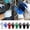 Black, variant on Gardening Work Gloves Bulk for Men Women, Breathable Rubber Coated Garden Gloves for Construction