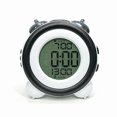 thumbnail image 1 of Loud Alarm Clock Non Ticking Bedside Battery Powered With Snooze Dual Alarm Night Light, 1 of 5