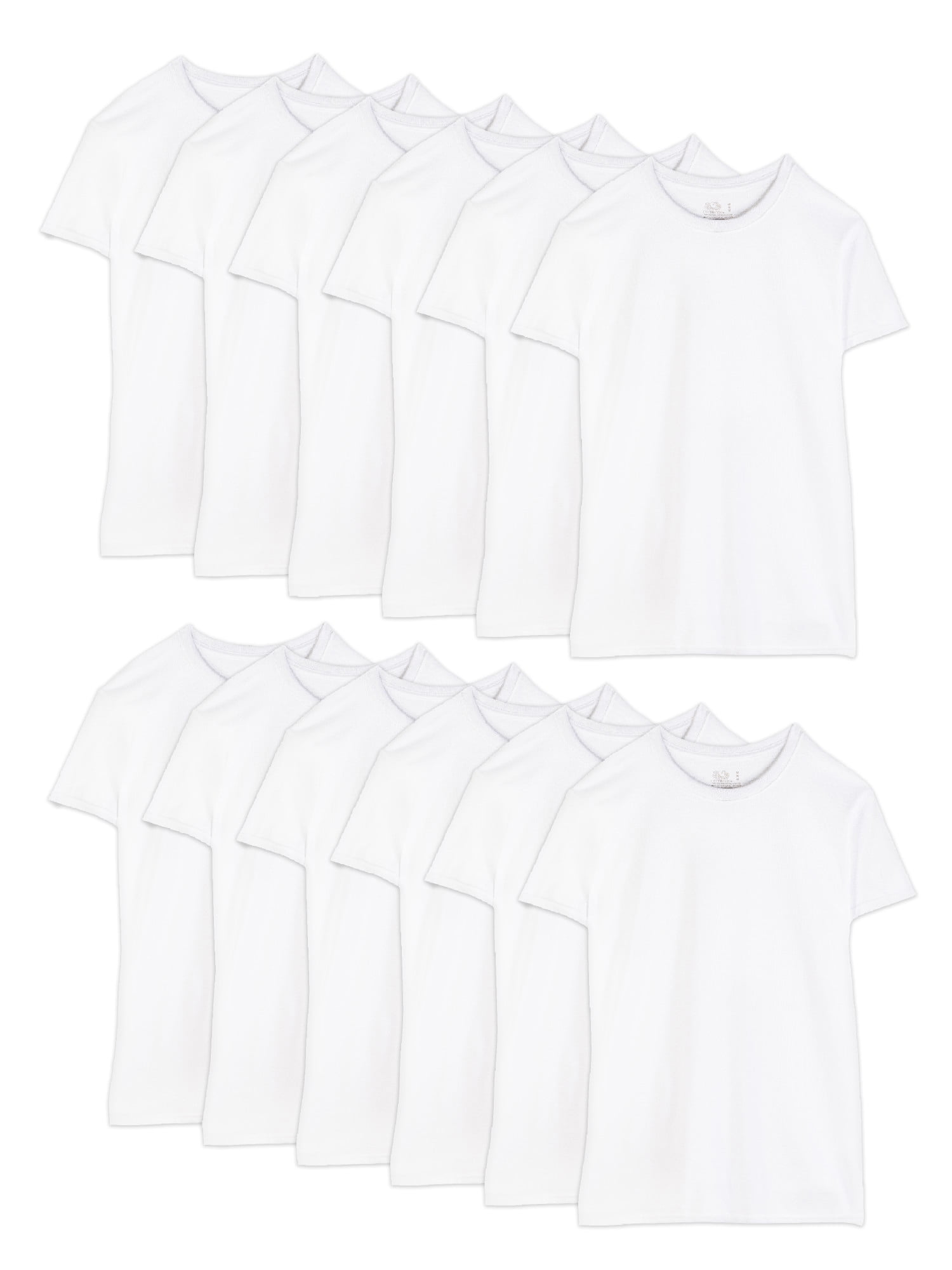 Fruit of the Loom Men's White Crewneck 