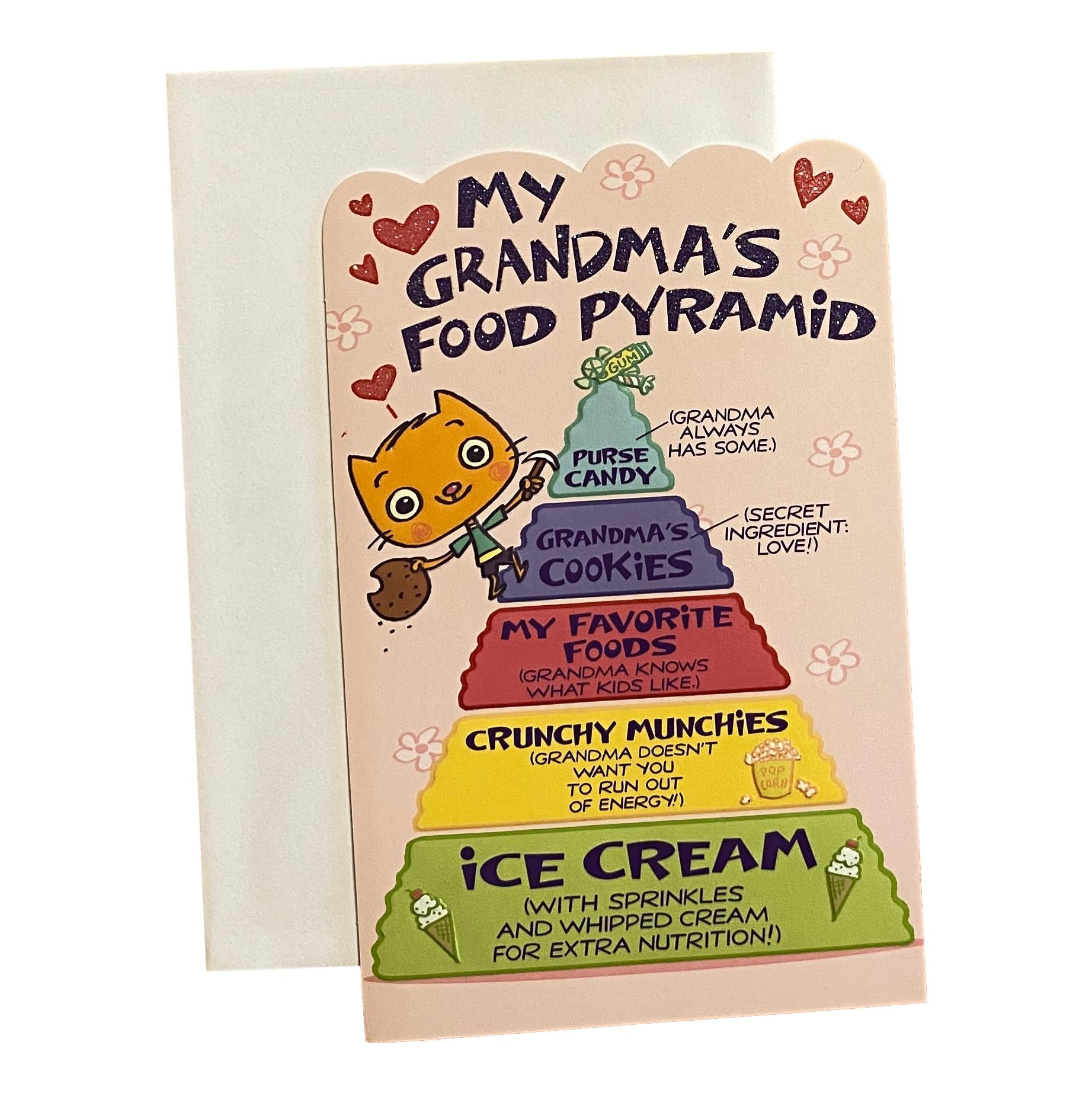 Mother's Day Greeting Card - My Grandma's Food Pyramid ... - Walmart.com
