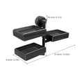 thumbnail image 3 of AURARMLET Self-Draining Wall-Mounted Soap Holder in Black for Tidy Bathrooms, 3 of 6