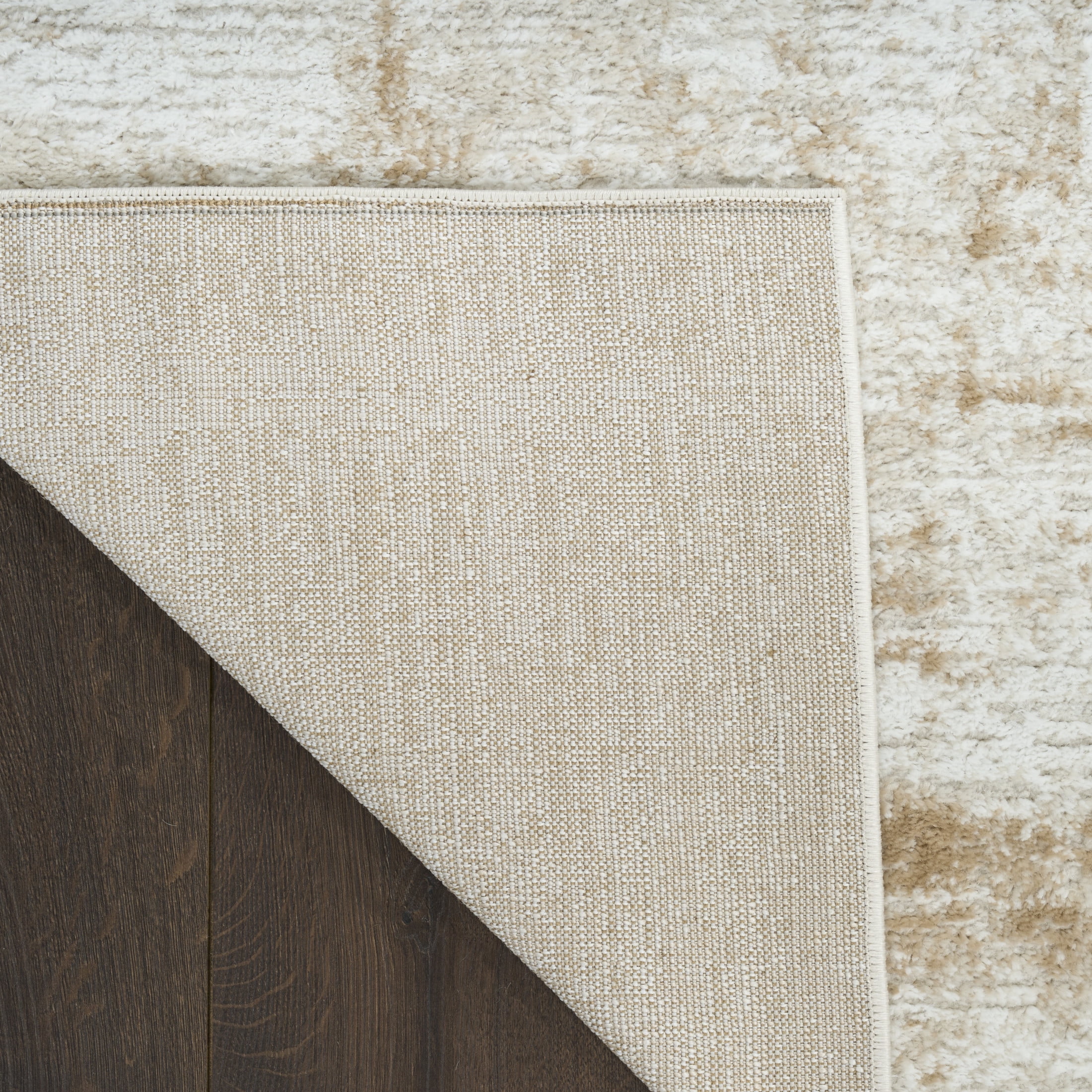 Nourison Dekor 7'10" x 9'10" Ivory Beige Modern Indoor Rug
