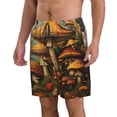 thumbnail image 2 of Pofeuu Vintage Cloud Mushroom Prin Men's Swim Trunks Quick Dry Bathing Suit Swimming Board Shorts Mesh Lining Beach Swimwear-X-Large, 2 of 6