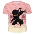thumbnail image 2 of Funny Printing T-shirt 3D Printed Kids T Shirt Fashion Casual Cartoons T-shirt Boys Girls Children's clothing7T Gong Bohan LED, 2 of 2