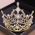 thumbnail image 3 of Rhinestone Crown Headdress for Bridal Wedding, 3 of 5