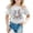 White, variant on Rhuody Girl Easter T Shirts Short Sleeve Tops Round Neck Shirts Cartoon Bunny Graphic Tee Cute Playsuit 140 White