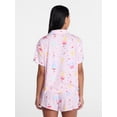 thumbnail image 3 of Ice Cream Women's Notch Top and Shorts Pajama Set from Way to Celebrate, 2-Piece, Sizes XS-3X, 3 of 5