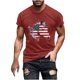 thumbnail image 2 of Tops para hombre, blusas y camisas de manga corta con cuello redondo para hombre, jersey informal de moda con estampado para hombre, camiseta de manga corta con cuello redondo, blusa de poliéster para, 2 of 5