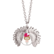 thumbnail image 1 of Flor de la planta rosa nieve de invierno belleza uu Collar de girasol collar collar collar colgante, 1 of 3