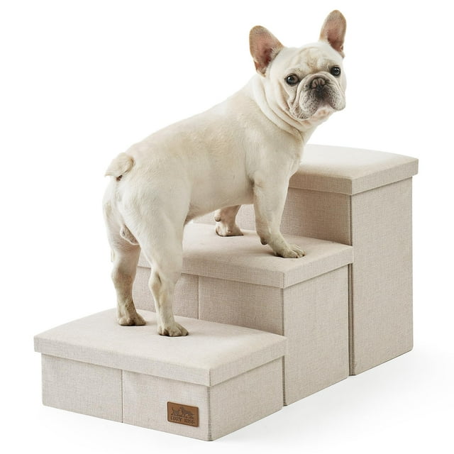 Dog Stairs COZY KISS, 3 escalones más anchos para perros pequeños, medianos y grandes