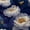 Color 4, variant on Boho Peel and Stick Wallpaper Luxurious Floral Composition Dark Blue Leaves Gold 23.6in x 9.8ft Self Adhesive Contact Paper Renter Friendly