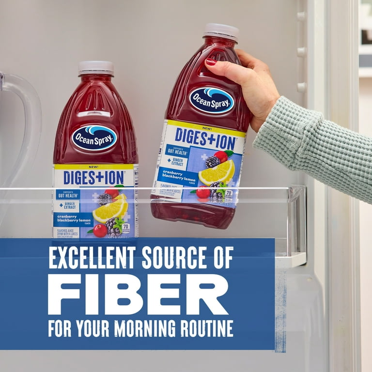 8 pack) Ocean Spray® Digestion Cranberry Blackberry Lemon Flavored