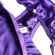 Yavorrs Womens Silk Panties Sexy Satin Panties String Bikini
