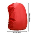 thumbnail image 3 of Housse de Pluie pour Sac à Dos en Nylon avec Sangles Sans Boucle pour Randonnée Camping Sac à Lunch pour Femme, 3 of 7