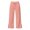 Pink, variant on HomeDM Women's Wide Leg Sweatpants with Pockets Side Slit Hem Baggy Lounge Pants Beige Drawstring Waist Travel Joggers Size L