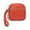 Orange, variant on Coin Purse, Cloth Compact Zipper Coin Storage Bag, Mini Wallet for Decorative Token, Cards and Keys, 4.3 X 4.3 X 0.8 Inches, Unisex Travel Money Pouch for Men and Women, Ideal for Daily Use