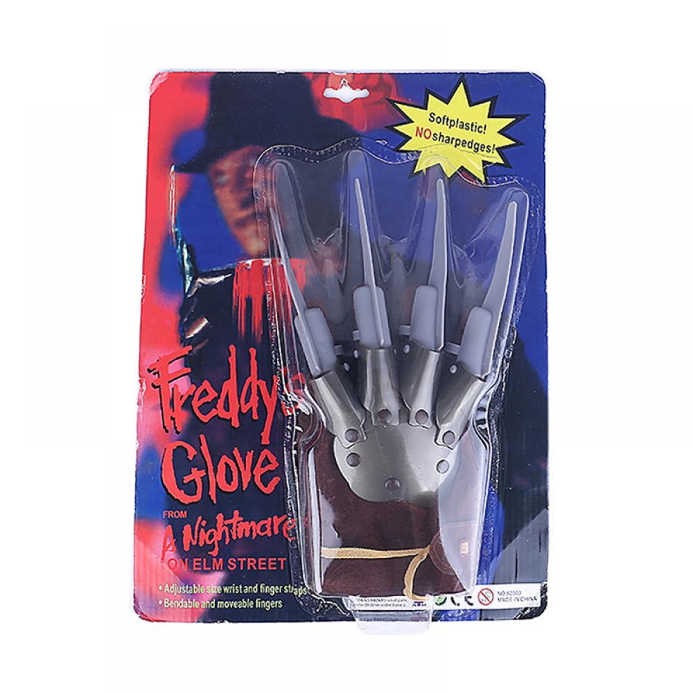 Polyester Nightmare On Elm Street Freddy Krueger Costume Glove W Plastic Blades 