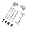 thumbnail image 4 of Fiocias RC Car Axle Rod Aluminum Alloy Replacement Kit Model Car Axle Rod Four Link Mount Rod Secure Fitment Complete Set Suitable for RC Crawling Sports DIY silver, 4 of 8