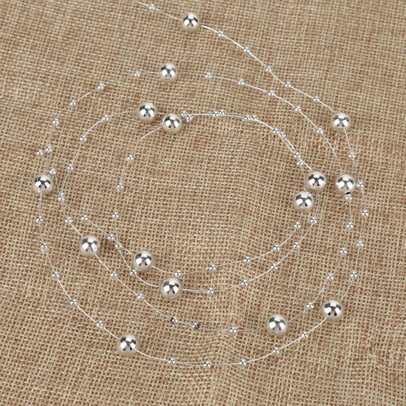 Headdress Beads Wedding Garland Faux Pearls Beads, 60m/roll Pearl Bead For Home Party Wedding Pendant Decoration Beads & Bead AssortmentsBeading & Jewelry Making