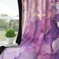 thumbnail image 4 of Dashan Purpled Gold Marble Blackout Curtains for Bedroom Living Room Decor Grommet Window Drapes 42x63 Inch,2 Panels, 4 of 7