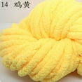 thumbnail image 1 of Nvzi Hilo de chenilla grueso de 500 g, súper suave y cálido, para manta de chenilla, para tejer a mano, perfecto para cualquier tejido y crochet, amarillo, 1 of 4