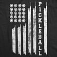 thumbnail image 2 of Mens Funny T Shirts Pickleball American Flag Sarcastic Fourth Of July Graphic Novelty Tee for Men Graphic Tees, 2 of 9