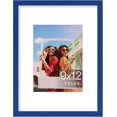 thumbnail image 1 of Vittanly 9x12 Picture Frame, Display Pictures 6x8 with Mat or 9x12 without Mat, Premium Material with Shatter Resistant Plexiglass, Photo Frame for Wall or Table Top Display, Royal Blue, 1 Pack, 1 of 6