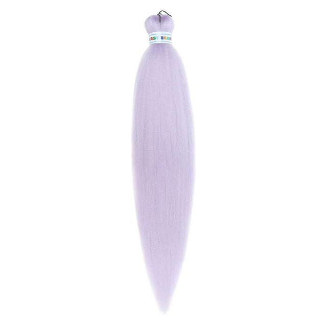 Perruque 60CM Cheveux Synthétique Extensible Tresse Jumbo Extension de Tresse Cheveux Torsade Violette Blond