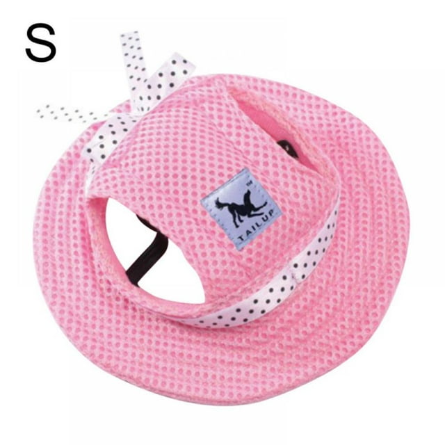 Pet Dog Hat Comfortable Sun Protective Hat With Breathable Net Cloth Puppy Summer Fashion Cap