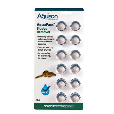 Aqueon AquaPacs Sludge Remover 2 Pack, 10 Gallon