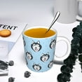 thumbnail image 5 of Yiaed Husky Head Print Ceramics Coffee,Large Handle Design,Extra Large Tea and Coffee Cup for Office and Home Mugs, 5 of 6