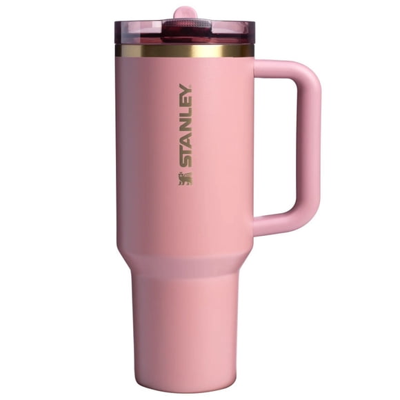 Stanley the Quencher ProTour Flip Straw Tumbler 40oz Insulated Stainless Steel Cup with Handle & Straw, Pink