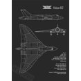 thumbnail image 1 of Dark Aircraft Aviation Blueprints, dibujo estético, imágenes, sala de estar, arte de pared, decoración del hogar, pintura en lienzo, impresión, carteles, regalo, 1 of 4