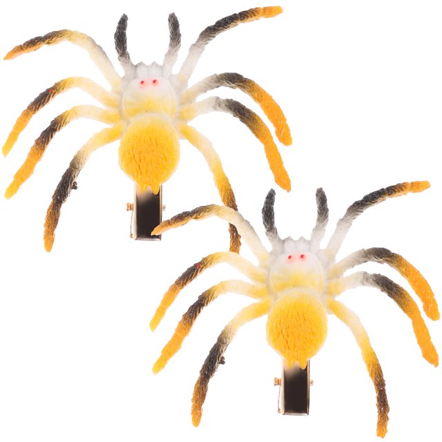 2 uds. Pinzas para el pelo Punk, horquillas de araña para Halloween, pasadores de estilo gótico, accesorios para el cabello