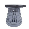 thumbnail image 4 of Portable Collapsible Stool/Chair for Outdoor Activities, Solid Gray, 4 of 7