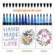 thumbnail image 4 of 144 Colores Plumones Doble Punta Pencil Marcadores A Base De Agua Malubero Multicolor, 4 of 5