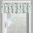 thumbnail image 4 of Ambesonne Green Flower Valance & Curtain, Ornate Rose Buds, 55"x24", Blue Pale Green White, 4 of 6