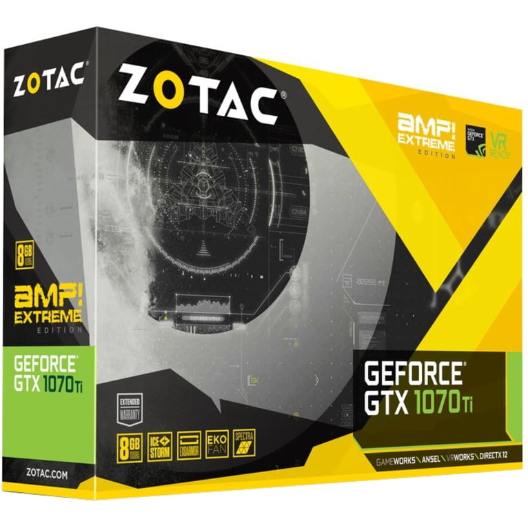 Zotac GeForce GTX 1070 Ti AMP! Extreme Edition 8GB GDDR5 Graphics 