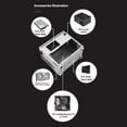 thumbnail image 2 of Micro-ITX Case PC Case SKTC A17 SGCC Computer Case Support Micro-ITX Mini PC Black, 2 of 8