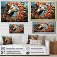 thumbnail image 4 of Designart "Geometric Mystique of Seahorses II" Animals Canvas Art Print, 4 of 5