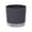 Black, variant on FXMLRLK Plastic Plant Pots, 1 Pack Small Flower Pot Planters with Drainage Holes and Saucer for Home Decor Indoor Plants(White)