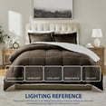 thumbnail image 4 of cathay home Ultra-Plush Mink Faux-Suede and Sherpa 3-piece Comforter Set, 4 of 6