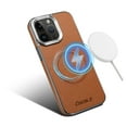 thumbnail image 2 of Dteck Case for iPhone 15 Plus,Magnetic Leather Case Mag-Safe Shockproof TPU Slim Luxury Business Back Cover, ,Brown, 2 of 6