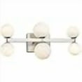 thumbnail image 3 of Artcraft Lighting Hadleigh Brushed Nickel LED Wall Light Bathroom Vanity, 3 of 3