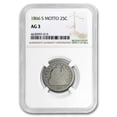 thumbnail image 1 of 1866-S Liberty Seated Quarter AG-03 NGC (Motto), 1 of 3