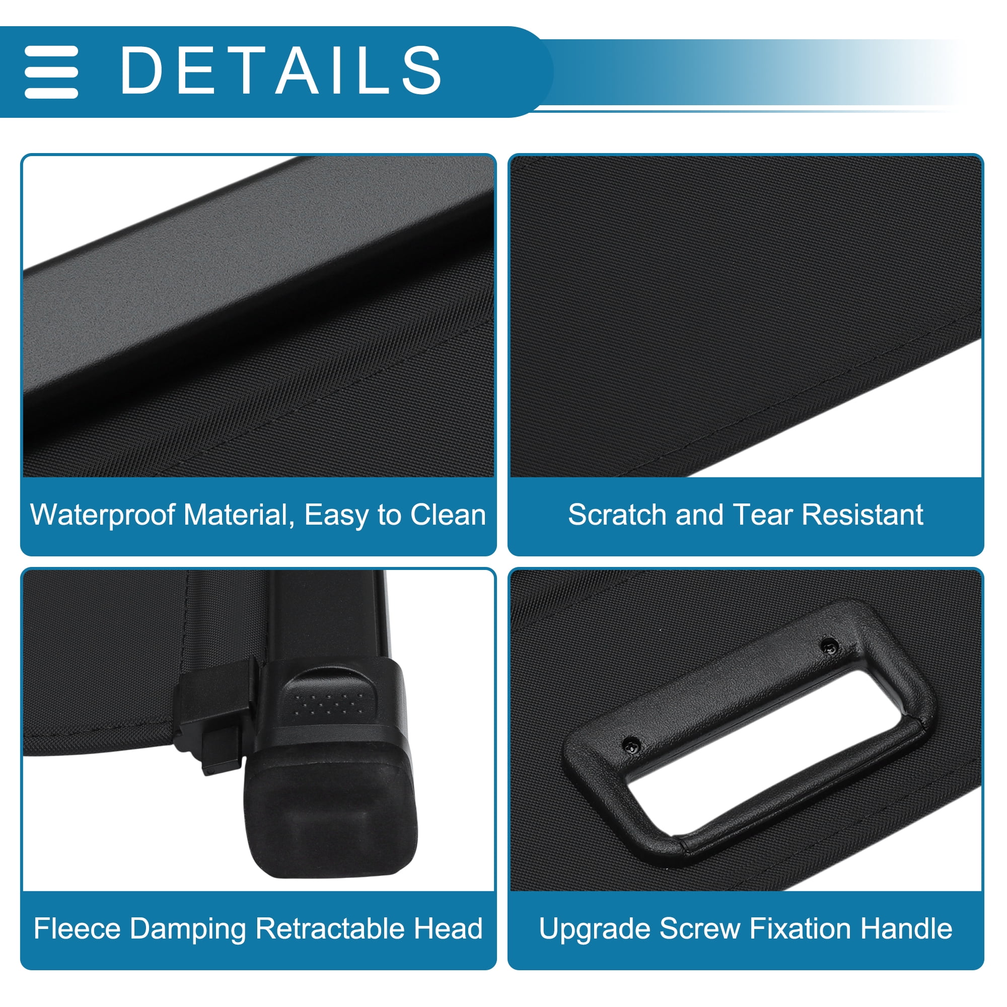 Unique Bargains Retractable Cargo Cover for Infiniti QX55 2022-2025 Rear Trunk Screen